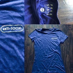 anti - social t shirt !